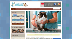Desktop Screenshot of anchoranimalhospital.com